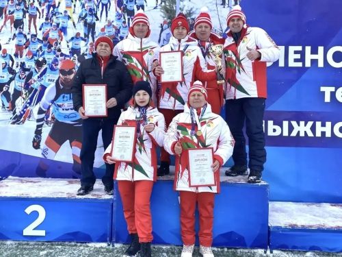 Команда Дрожжановского района заняла 1 место по лыжным гонкам на Спартакиаде муниципальных служащих