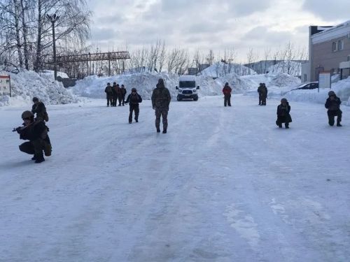 Школьники Дрожжановского района прошли военные сборы в центре «Патриот»