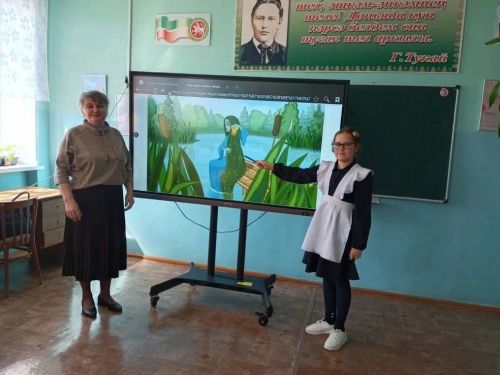 Школьникам Дрожжановского района показали мультфильмы по сказкам Тукая