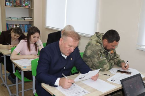 В Дрожжановском районе написали «Диктант Победы»