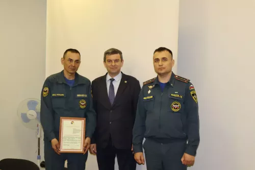 В Дрожжановском районе РТ отметили день пожарной охраны