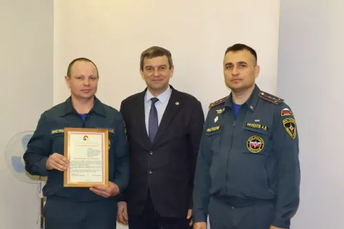 В Дрожжановском районе РТ отметили день пожарной охраны