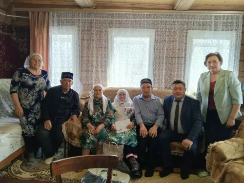 Жительница села Старое Шаймурзино Мушфика Камалова отметила 96-летие