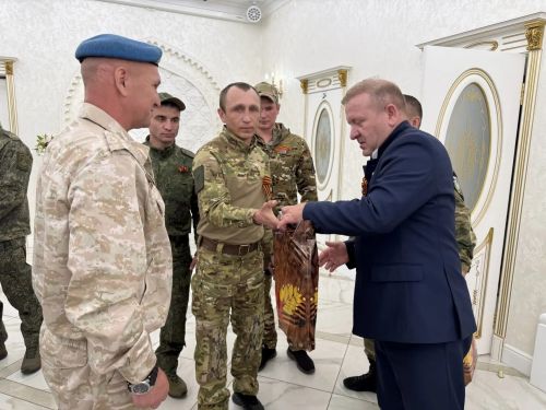 Глава Дрожжановского района Марат Гафаров  встретился с участниками СВО в День Победы
