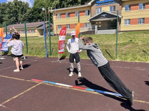 В лагере «Чайка» Дрожжановского района отдыхающие выполнили нормативы комплекса ГТО