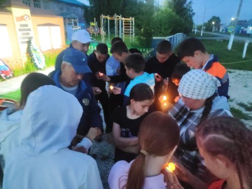 Акция Свеча памяти в селе Новое Ильмово Дрожжановского района: фото и хроника