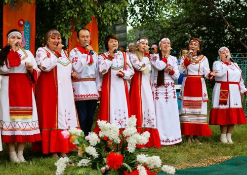Жители села Хайбулдино Дрожжановского района собрались на посиделки «Уллах касе»
