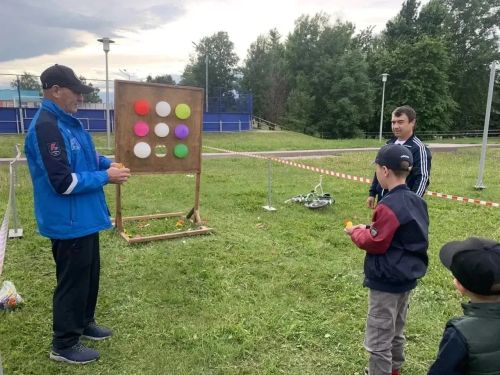 В Дрожжаном в рамках празднования Дня защиты детей работала площадка ГТО
