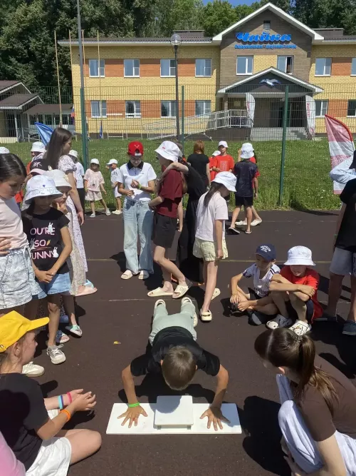 В лагере «Чайка» Дрожжановского района РТ прошел день силы, ловкости и командного духа