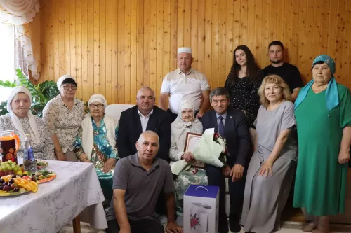 Жительнице села Малая Цильна Дрожжановского района РТ исполнилось 90 лет