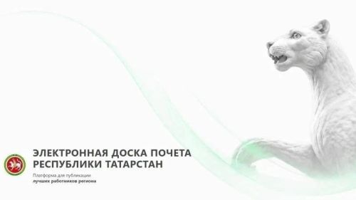 В республике появилась Электронная доска почёта Татарстана