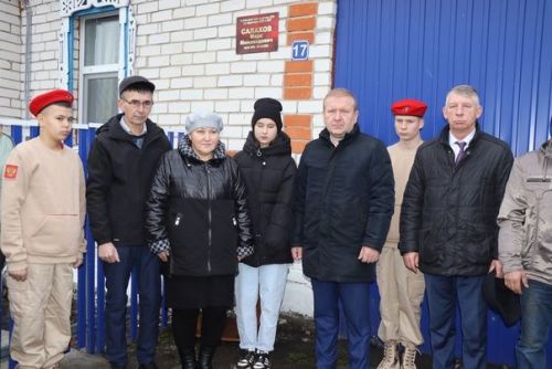 Погибшим воинам в СВО в Дрожжановском районе РТ открыли школьные мемориалы
