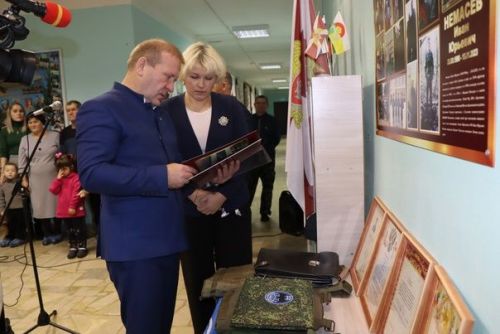Погибшим воинам в СВО в Дрожжановском районе РТ открыли школьные мемориалы