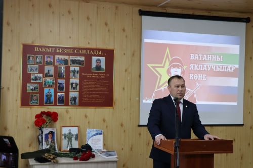 Мемориальный уголок памяти Фанилу Валиуллину из села Новые Чукалы -2023