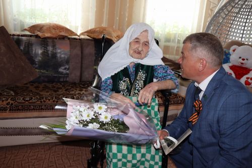 Поздравление по случаю Дня Победы в Дрожжановском районе-2023