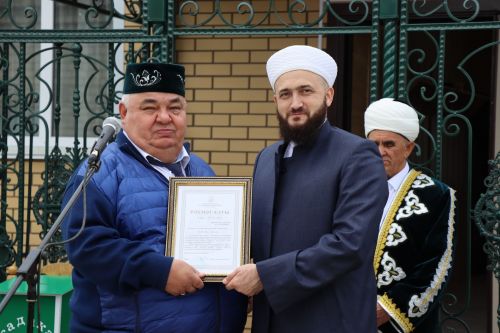 Кече Чынлы авылында "Ихлас" мәчете төзекләндерүдән соң ачылды