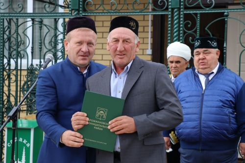 Кече Чынлы авылында "Ихлас" мәчете төзекләндерүдән соң ачылды