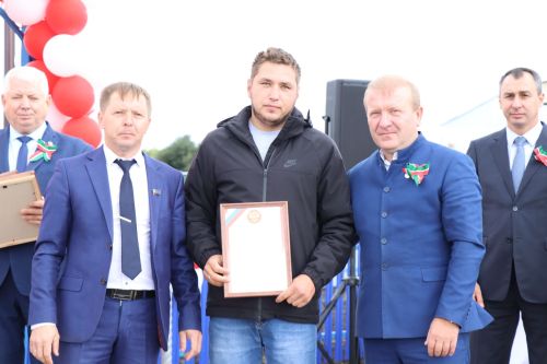 Открытие парка в селе Большая Акса Дрожжановского района -2023