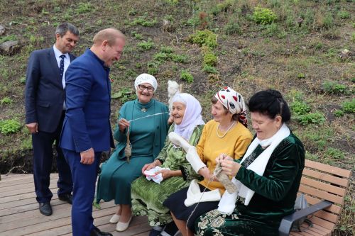 Открытие пруда "Приказ" по улице Школьная в селе Старое Дрожжаное -2023