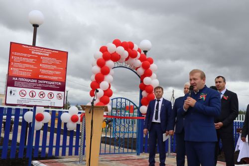 Открытие парка в селе Большая Акса Дрожжановского района -2023