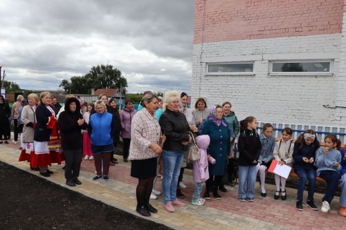 Открытие парка в селе Большая Акса Дрожжановского района -2023