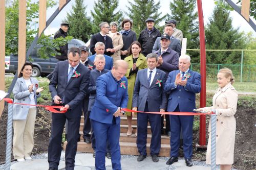 Открытие пруда "Приказ" по улице Школьная в селе Старое Дрожжаное -2023