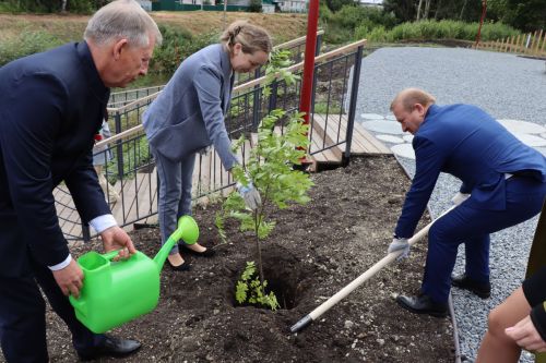 Открытие пруда "Приказ" по улице Школьная в селе Старое Дрожжаное -2023