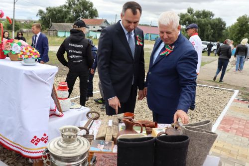 Открытие парка в селе Большая Акса Дрожжановского района -2023