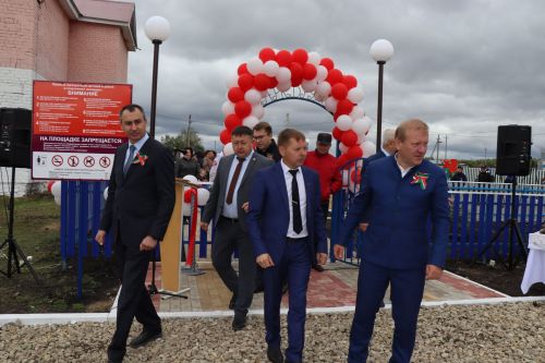 Открытие парка в селе Большая Акса Дрожжановского района -2023