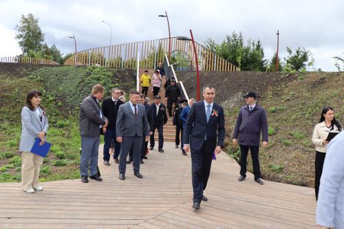 Открытие пруда "Приказ" по улице Школьная в селе Старое Дрожжаное -2023