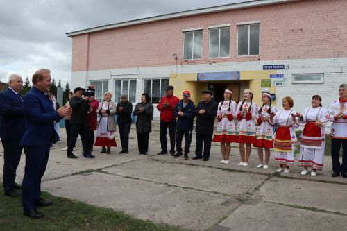 Открытие парка в селе Большая Акса Дрожжановского района -2023