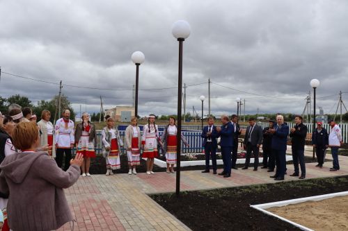 Открытие парка в селе Большая Акса Дрожжановского района -2023