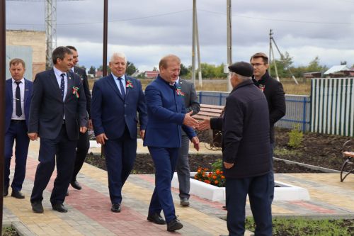 Открытие парка в селе Большая Акса Дрожжановского района -2023