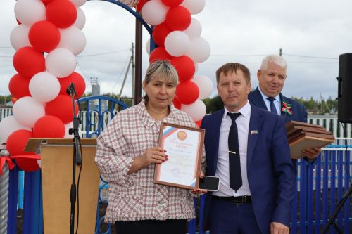 Открытие парка в селе Большая Акса Дрожжановского района -2023