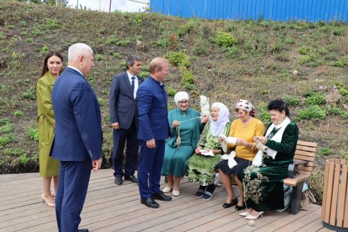 Открытие пруда "Приказ" по улице Школьная в селе Старое Дрожжаное -2023