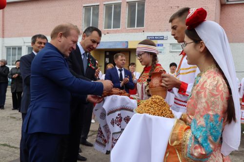 Открытие парка в селе Большая Акса Дрожжановского района -2023