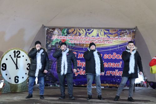 Открытие центральной Ёлки в Дрожжановском районе-2024