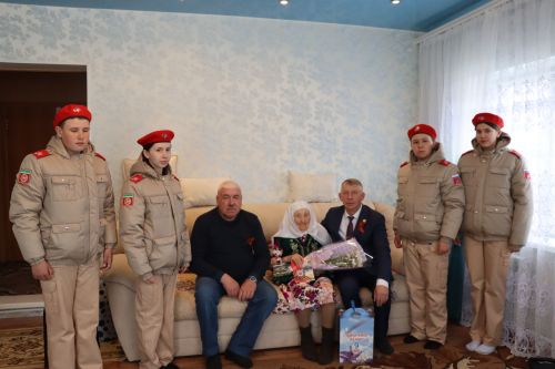 Поздравление тружеников тыла в Дрожжановском районе-2024