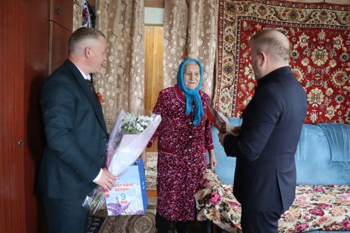 Поздравление тружеников тыла в Дрожжановском районе-2024