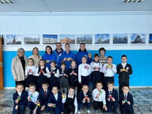 Снежный десант российских студенческих отрядов в Дрожжановском районе РТ