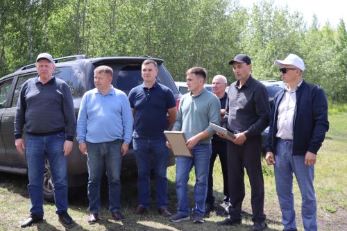 В Дрожжановском районе РТ состоялся парад комбайнов-2025
