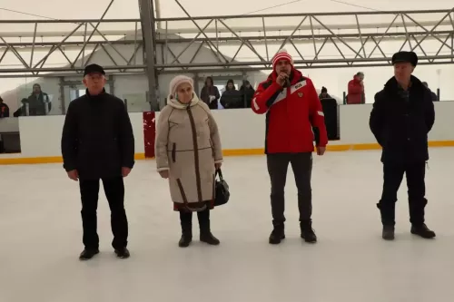 Хоккей памяти Ильмира Хайбуллова в Дрожжановском районе
