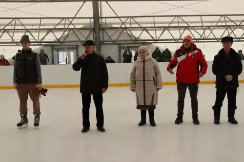 Хоккей памяти Ильмира Хайбуллова в Дрожжановском районе