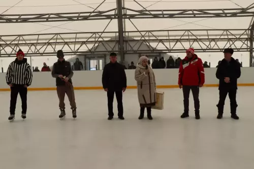Хоккей памяти Ильмира Хайбуллова в Дрожжановском районе