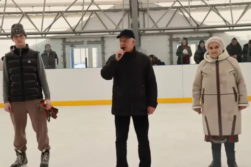 Хоккей памяти Ильмира Хайбуллова в Дрожжановском районе