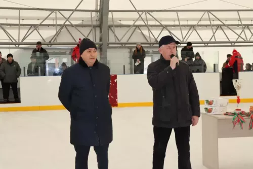 Хоккей памяти Ильмира Хайбуллова в Дрожжановском районе