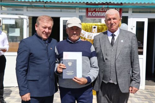 Вручение дипломов в техникуме Дрожжановского района -2026