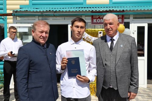 Вручение дипломов в техникуме Дрожжановского района -2026