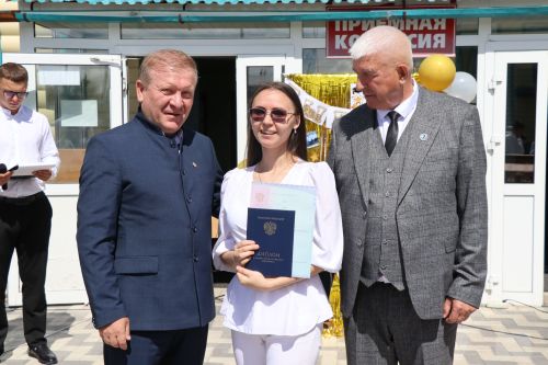 Вручение дипломов в техникуме Дрожжановского района -2026