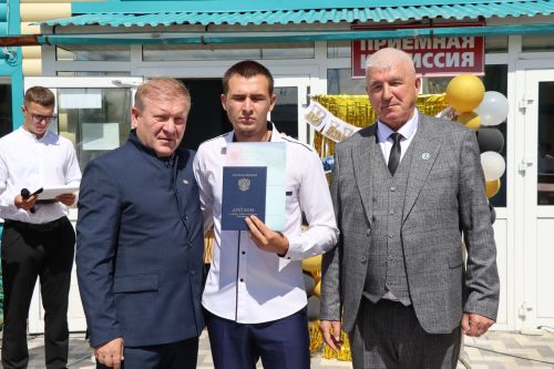 Вручение дипломов в техникуме Дрожжановского района -2026